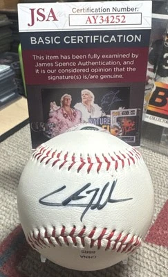 Chris Tillman Signed Rawlings Official  League Baseball JSA - Image 1 of 4