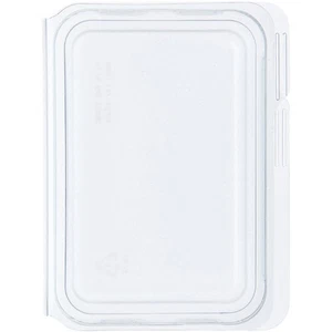 Conteneur à clapet en plastique transparent d'entrepôt de collection 2,0625" x 3,375" x 1,125" - Photo 1/1