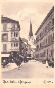 AK Bad Ischl - Pfarrgasse - Schöne Straßenansicht - gel. 1942 - Oberösterreich - Bild 1 von 2