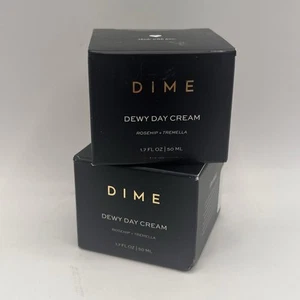2x DIME Beauty Dewy Day Cream, Morning Face Moisturizer with Rosehip Oil 50ML - Picture 1 of 2