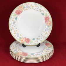 Royal Doulton — Claudia — H 5196 — 6x 10.5” Dinner Plates — All VGC