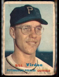 1957 Topps #110 Bill Virdon (writing) Poor - Picture 1 of 2