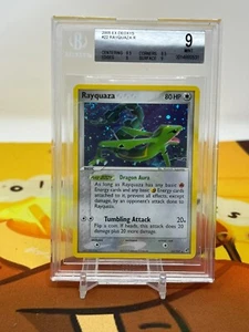 Pokemon TCG 2005 Beckett ex deoxys rayquaza Cosmos Holo Jet Stream BGS 9 - Imagen 1 de 2