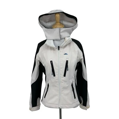 Chaqueta softshell polar Denali para mujer talla S bolsillos con cremallera completa sudadera con capucha elástica  Foto 1 de 4