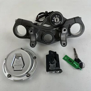 CFMOTO 650NK 2021 Ignition tank seat lock set top triple tree 6NQV-011000-B000 - Picture 1 of 11