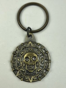Disney Pirates of the Caribbean Cursed Aztec Coin Keychain Scuffs on BacK - Picture 1 of 7
