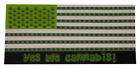 Yes We Cannabis ! "Autocollant pare-chocs autocollant vinyle marijuana Weed USA 3,75"x7,5"