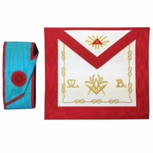 Worshipful Master Scottish Rite Regalia Set - Moiré - Picture 1 of 3