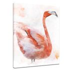 Leinwandbild Reproduktion Aquarell - Flamingo