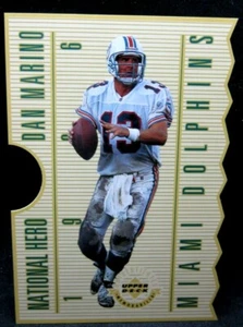 DAN MARINO 1996 UPPER DECK NATIONAL HEROES#562/5000 5X7 CARD!DOLPHINS QB HOF - Picture 1 of 2
