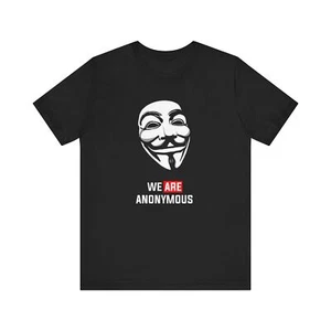 T-Shirt We Are Anonymous Hacker Group - Bild 1 von 9