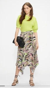 Ted Baker Midaxi Rock Falten Plissee Ted Größe 6 US Größe 16 Designer lila 260 $ - Bild 1 von 16