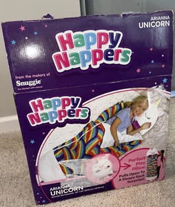 Happy Nappers Arianna Unicorn For Kids 20" x 54" Pillow Opens Up to Sleep Sack - Picture 1 of 7