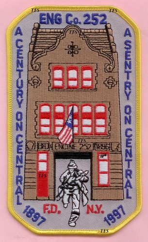 New York City Fire Dept Engine 252 Patch Anniversary | eBay