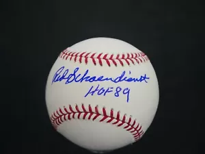 RED SCHOENDIENST SIGNED BASEBALL WITH "HOF 89" INSCRIPTION JSA COA *B1396 - Picture 1 of 7