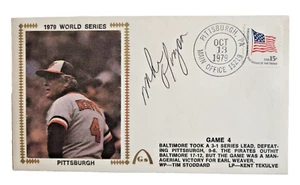 Mike Flanagan Signed 1979 World Series gateway FDC Cache 1979 CY YOUNG WINNER - Picture 1 of 2