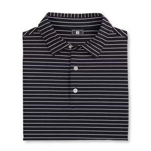 NWT FootJoy Men's BL Stripe Athletic Fit Classic Stripe Riviera Navy Large L - Picture 1 of 3
