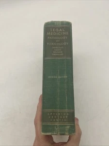 Legal Medicine Pathology Toxicology Gonzales 1954 2nd Ed Vance Helpers Umberger - Picture 1 of 17