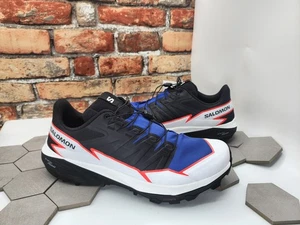 Salomon Thundercross Blue White Black Red USA Men Sz 12.5 New L47296100 Hiking - Picture 1 of 10