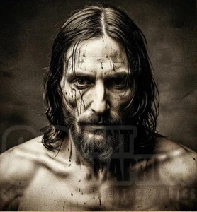 FOTO DE JESUCRISTO IMAGEN ARTE CRISTIANO 5X7 - MISERICORDIA - Imagen 1 de 1