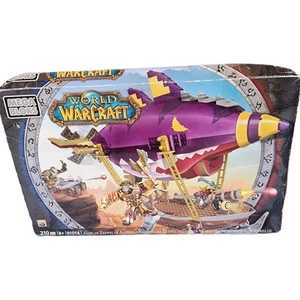 Mega Bloks World of Warcraft Goblin Zeppelin Ambush (91014) 310 Pcs Damaged Box - Picture 1 of 8