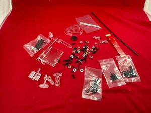TEAM ASSOCIATED RC10CC CLASSIC CLEAR PARTS LOT Screws TOOLS antenna STEERING - Picture 1 of 5