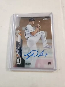 Tyler Alexander Rookie 2020 Topps Chrome Auto Tigers - Picture 1 of 2