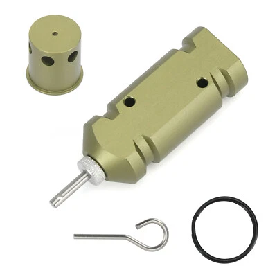 PQY Perimeter Trip Alarm Aluminum Alloy Camp Safe Perimeter Trip Wire Alarm Green