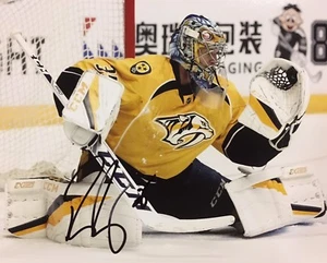 PROOF! PEKKA RINNE Signed Autographed 8x10 Photo NASHVILLE PREDATORS - Picture 1 of 2