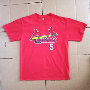 Majestic MLB Albert Pujols #5 St. Louis Cardinals T-Shirt Size: L - Picture 1 of 24