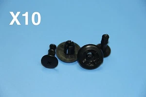 (8-9 MM) Opel Kunststoff schwarz Pushin Seite Schweller Türverkleidung Bump - Bild 1 von 6