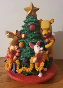 Winnie The Pooh Candle Topper Figurine Christmas Tree Piglet Tigger - Picture 1 of 6