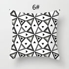 18 X 18 " Geometric Skin Velvet Cushion Cover Pillow Case Peach Sofa Home Decor 