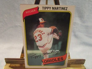 Tippy Martinez, Pitcher, Baltimore Orioles, Baseball, 1980 Topps #706 - Picture 1 of 2