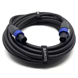 25ft Speaker Cable 2 Conductor 12AWG Neutrik Speakon NL4FX to NL4FX GLS Audio - Picture 1 of 9