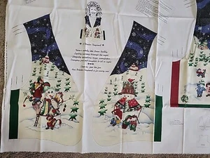 Leslie Beck Winter Playland Weihnachten Erwachsene Weste Panels VIP Cranston 2er Set - Bild 1 von 11