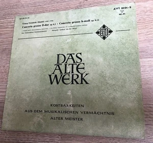 25cm Bach Concerto Grosso D-dur H-moll Gustav Leonhardt J. Hekster Heuwekemeyer - Picture 1 of 3