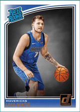 2018 Panini Donruss Rated Rookie Optic #177 Blue - LUKA DONCIC RC Digital Card