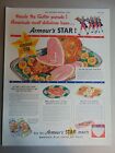 1941 ARMOUR&#39;S STAR HAMS and Meats vintage art print ad