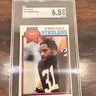 1979 Topps Football Card: #411 Donnie Shell SGC 6.5 - Hall of Fame, Steelers