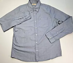 Hollister Men's Long Sleeve Chest Pocket Button Down Shirt XL - Picture 1 of 9