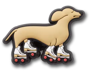 Crocs Jibbitz Weiner On Wheels Shoe Charm | Jibbitz for Crocs - Picture 1 of 2