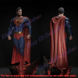 Superman 1/8 3D Printing Model Kit Unpainted Unassembled 24cm - Picture 1 of 8
