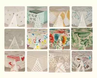 Summer Weddings Pvc Vinyl Table Cloth Cover Protector Wipe Clean Multi Plain - Image 1 of 4