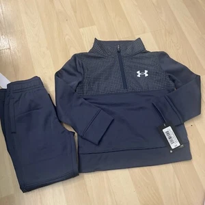 Under Armour Tracksuit Boys Tracksuit Blue - Picture 1 of 12