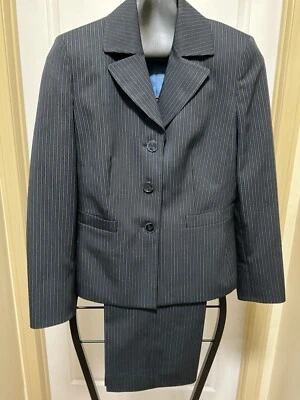 Studio-Traje Pantalón Mujer-Rayas Azules EE. UU. 6 Foto 1 de 4