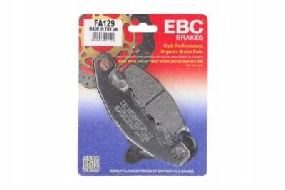 Pastilhas de freio dianteiras orgânicas EBC FA129 KAWASAKI ZR 750 C1 - C5 'ZEPHYR' 1991 - 1995 - Imagem 1 de 3