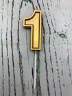 Gold Number Candles Happy Birthday Kid Party for Special Occasion Combination S