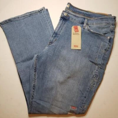 LEVI'S Plus Size 24W Embroidered Desert Dream Classic Bootcut Jeans NWT - Image 1 of 4