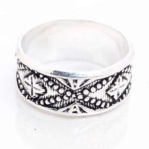 925 Silber plattiert Handarbeit Designer Schmuck Geschenk für Sie Ring Größe 6 R-14277 - Bild 1 von 3